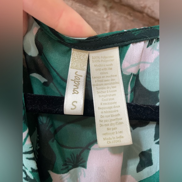 Green Floral Flowy Summer Maxi Dress - Picture 5 of 6